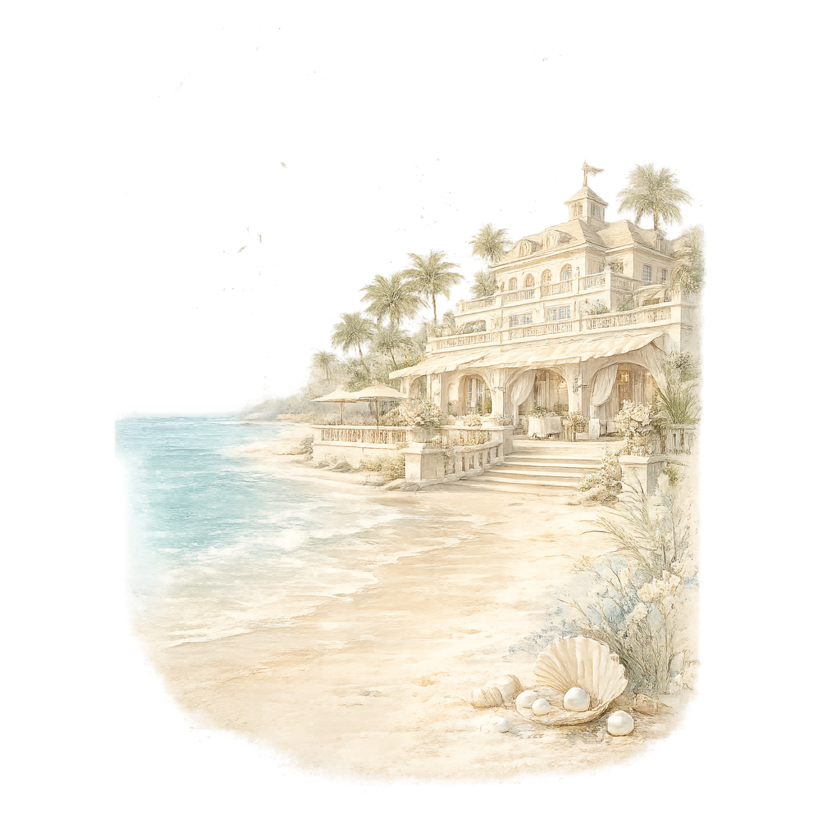 Ilustración del Hotel Camino Real Zaashila Huatulco